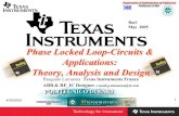 Phase Locked Loop-Circuits & Applications: Theory, Analysis and …pasquale.lamanna.tripod.com/sitebuildercontent/sitebuilderfiles/... · Phase Locked Loop-Circuits & Applications: