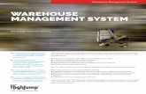 WREOUSE MEME SYSEM - iwms.co.za - Warehouse Advantage (Enterprise... · Directing your Warehouse Efficiency Your business is growing, ... custom questionnaires, focused pass/fail