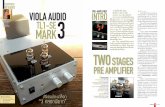 VIOLA AUDIO PRE-AMPLIFIER INTRO MARK TL1-SE 3 ...viola-audio.co.th/Pdf/Viola Audio TL1 MK3.pdf · Pre-Amp Stage Tube: 12AX7 ... 6DJ8 (ECC88), 7DJ8 (PCC88) (Option Selectable to 12AX7