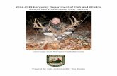 Kentucky White-tailed Deer Report - Kentucky … Kentucky Department of Fish and Wildlife Resources White-tailed Deer Report Lauren Capps 191 1/8 Non-Typical from Hopkins County Prepared