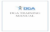 DGA TRAINING MANUAL - dga- · PDF file4 Welcome to DGA! We are very happy to have you as a part of our great team. We hope that you find your position with DGA to be both rewarding