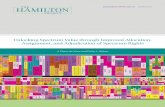 Unlocking Spectrum Value through Improved Allocation ... · PDF fileThe Hamilton Project • Brookings 1 Unlocking Spectrum Value through Improved Allocation, Assignment, and Adjudication