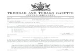 TRINIDAD AND TOBAGO GAZETTE 2010/gazette/Gazette No... · TRINIDAD AND TOBAGO GAZETTE ... REQUIRED BY LAW TO PUBLISH THE FOLLOWING STATEMENTS WHICH LIST THE ... Audited and unaudited