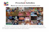 Preschool Activities - Homeschool Denhomeschoolden.com/wp-content/uploads/2016/02/Preschool-Activities...(check out our math snail) Puzzles Lacing Pouring ... square blocks into a