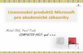 Licencování produktů Microsoft pro akademické zákazníky · PDF fileVLSC (Volume Licensing Service Center )