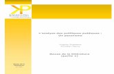 L’analyse des politiques publiques : Un panoramaknowandpol.eu/IMG/pdf/lr.tr.draelants_maroy1.fr.pdf · L’analyse des politiques publiques, un panorama Draelants - Maroy L’analyse