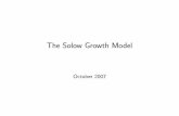 The Solow Growth Model - 國立臺灣大學homepage.ntu.edu.tw/~yitingli/file/Macroeconomics Theory/PPSolow.pdf · The Balanced Growth Path The solow model ... account for a signiﬁcant