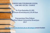KONTRAK BELAJAR (Student Based Learning )ikuswahyono.lecture.ub.ac.id/files/2017/03/pdf-kuliah-Hukum... · E. Law as social engineering—> Nathan Roscoe Pound (1870-1964) mainly