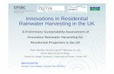 Innovations in Residential Rainwater Harvesting in …emps.exeter.ac.uk/media/universityofexeter/emps/engineering/...Innovations in Residential Rainwater Harvesting in the UK ... roof-storage
