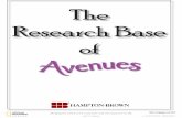 Introduction: The Research Base of Avenues - Cengagengl.cengage.com/assets/downloads/ave_pro0000000320/ave_research... · Introduction: The Research Base of Avenues ... also accelerated