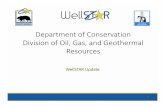 Department of Conservation of Oil, Gas, and · PDF file · 2017-09-15Department of Conservation ... Protection Council’s well management system ... Alexis Oil Company (A1265) –