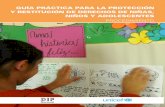 GUÍA PRÁCTICA PARA LA PROTECCIÓN Y RESTITUCIÓN DE DERECHOS DE · PDF file · 2017-10-25Infancia y el Sistema Nacional para el Desarrollo Integral de la Familia, ... titución