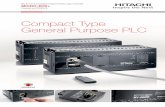 Compact Type General Purpose PLC - · PDF fileCompact Type General Purpose PLC. ... programing software by using a USB Stick ... FBD, SFC, IL, ST) Special I / O Single phase counter