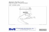 Spare Parts List Hydraulic Pulverizer CP 3300 (G) · PDF fileSpare Parts List Hydraulic Pulverizer CP 3300 CP 3300 G E Atlas Copco Construction Tools GmbH ... H full identification