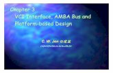 Chapter 3 VCI Interface, AMBA Bus and Platform-based Designtwins.ee.nctu.edu.tw/courses/ip_core_01/handout_pdf/Chapter_3.pdf · Chapter 3 VCI Interface, AMBA Bus and Platform-based