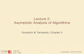 Lecture 2: Asymptotic Analysis of Algorithms - eecs.yorku.ca · PDF file• Algorithm Complexity vs Problem Complexity . ... The Risks Digest ( ... structures have ``average-case''