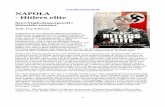 NAPOLA - Hitlers elite · PDF fileHitler Jugend og Bund Deutscher Mädel, ... Friedrich en lysende fremtid for sig – noget helt andet end det hårde knoklearbejde på fabrik, som
