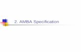 2. AMBA Specificationvlsi.hongik.ac.kr/lecture/이전 강의 자료/emb2... ·  · 2011-11-12SoC 설계, IP 검증전문회사㈜휴인스 AMBA background ARM사가선보인AMBA(Advanced