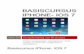 Basiscursus iPhone- IOS 7 · PDF fileoktober 2013 werden de iPhone 5s en 5c in Nederland uitgebracht. De iPhone 5S is verkrijgbaar in nieuwe kleuren en heeft een 64-bit chip