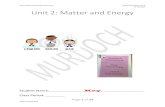Unit 2: Matter and Energy-Lecture-key Regents hemistry · PDF fileUnit 2: Matter and Energy-Lecture-key Regents hemistry ’14-‘15 ... a transformation from one condition of matter