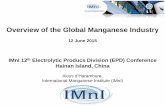 Overview of the Global Manganese  际锰协... · PDF fileIntroduction I –Stainless Steel II –EMD & EMM III –Manganese Ore Conclusion Outline