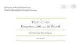 Técnico en Emprendimiento Rural - cbta78.edu.mxcbta78.edu.mx/documentos/emprendimientoRural.pdf · Matemáticas Aplicadas Temas de Administración Introducción a la Economía Introducción
