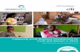 Catalyzing Small Business Development for Youth … Small Business Development for Youth and Women in Africa Reporting Period: January 2015-March 2016 Sample Picture – please insert