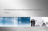 Introducción a la Gerencia de Proyectos - Inicio - … para la Gestión de Proyectos Página 6 Proyectos Gerencia de Proyectos La gerencia de proyectos es la aplicación de conocimientos,
