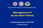 Management of Acute Heart Failure Management.pdf · Mahidol University 2012 ESC Guidelines for management of Heart Failure ... Heart Failure Guideline. ... Ultrafiltration