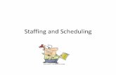 Staffing and Scheduling - جامعة آل البيتweb2.aabu.edu.jo/tool/course_file/lec_notes/1001463_Staffing and... · Definitions 1. Staffing is: human resources planning to