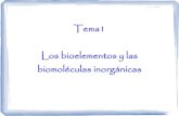 Tema1 Los bioelementos y las biomoléculas inorgánicas 01 - Los... · Tema 1.- Los bioelementos y las biomoléculas inorgánicas 6.- Órganos: Son la unión de varios tejidos para