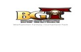 Warhammer Fantasy Tournament Pack - Bugeater GTgt.bugeatergames.com/Bugeater_FantasyMissions.pdf · Warhammer Fantasy Tournament Pack . ... The Bugeater Fantasy GT will follow the