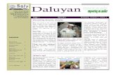 Daluyan - 認定特定非営利活動法人ソルト ... · PDF fileDaluyan, Volume 1 Issue 1Page 1 Daluyan ... Rizal. The Lupang Pangako Elementary ... is her inspiration she said