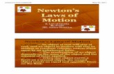 Newton’s Laws of Motion - Dr. MCGUIRE's math & ELA sitedrmcguire.weebly.com/uploads/3/8/4/8/38487735/newtonslaws.pdf · Newton’s Laws of Motion I. Law of Inertia II. F=ma ...