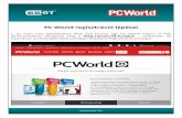 PC World regisztráció lépései - eset.hu · PDF filePC World regisztráció lépései 1. Az ESET kód igényléséhez létre kell hoznia egy PC World fiókot. A fiók létrehozásához