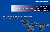 TOOLS FOR ELECTRICAL 14001 WIRING - 株式会社 泉精 · PDF file · 2017-08-09tools for electrical wiring 14001 201610 tools for electrical ... high pressure hydraulic pumps all