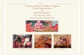 Vedokhilo Dharma Moolam Vedo Nityam Adeeyatam Vishwa Shanti Maha Yagnya … Invit… ·  · 2014-01-19Vedokhilo Dharma Moolam ॥श्रीः॥ Vedo Nityam Adeeyatam Vishwa Shanti