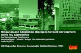 Mitigation and Adaptation strategies for built environment ... · PDF fileMitigation and Adaptation strategies for built environment: ... about residential buildings); ... and plinth