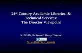 Technical Services: The Director Viewpoint - OCLC · PDF fileRaising the Profile of the Library •Love Your Library Programming, •Event Programming –David Wolfe, Donneger Creative