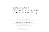 HUMAN MOLECULAR GENETICS 3 - · PDF fileHUMAN MOLECULAR GENETICS THIRD EDITION 3 Tom Strachan BSc PhD FMedSci Professor of Human Molecular Genetics and Scientific Director, Institute