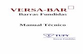 Barras Fundidas Manual Técnico - tupy.com.br · Perfiles de Fundición Continua - VERSA-BAR 4 PRESENTACIÓN DEL VERSA-BAR Las barras de hierro fundido gris y nodular de la marca