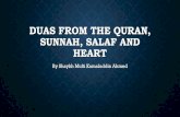 Duas from the Quran, Sunnah, Salaf and Heart3xdaczo9gxo3s8bqaax8cwbp.wpengine.netdna-cdn.com/wp-content/... · DUAS FROM THE QURAN, SUNNAH, SALAF AND HEART By Shaykh Mufti Kamaluddin