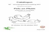Catalogus - Pels en Pluim · webmaster: Chris van der Veer BESTUUR: ... Penningmeester A.H. Steenbergen Schoolweg 10 Veeningen tel. 0528-391518 Tent. ...