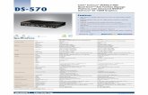 Intel Celeron DS-570 - Advantechadvdownload.advantech.com/productfile/PIS/DS-570/Product...Digital Signage Plaer Features DS-570 ®Intel® Celeron N2930/J1900 quad-core SoC low-power