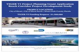 TIGER VI Project Planning Grant Application Beach Corridor ...€¦ · TIGER VI Project Planning Grant Application Beach Corridor Project Development Study PROJECT LOCATION City of