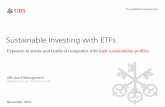Sustainable Investing with ETFs - The LANTERN Research · 3/31/2016 · Sustainable Investing with ETFs ... Identifies the nature and extent of ... Carbon Emission Scope 1 Carbon
