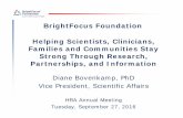 BrightFocus Foundation Helping Scientists, Clinicians ... Grants For Young ... (TIR)-signalling ‘checkpoint’ regulators in the pathobiology of ... MD Department of Health & Human