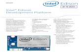 Intel® Edison Development Platform 101 - 秋月電子通商akizukidenshi.com/download/ds/intel/edisonPB331179_001Edison101... · Intel® Edison Introduction The Intel® Edison development