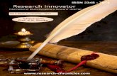 Research Innovatorresearch-chronicler.com/ResInv/pdf/v2i5/2501.pdfNirman Sagar Coop. Housing Society, Thana Naka, Panvel, Navi Mumbai. (MS), India. 410206.knshelke@yahoo.in ...