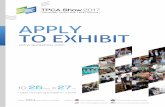 2017 TPCA Show 英文參展辦法-0126 · PCB dry and wet process equipment : drilling machine, exposure unit, loader/unloader, ... 6.2 Joint Exhibitors must select booths according